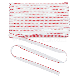 Polyester Book Headbands, for Book Binding Decoration, Red, 5/8 inch(15mm), about 109.36 Yards(100m)/Roll(OCOR-WH0073-61A)