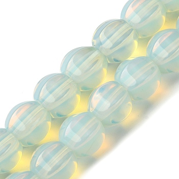 Opalite Beads Strands, Faceted, Round, 10mm, Hole: 1.3mm, about 40pcs/strand, 16.14~16.22''(41~41.2cm)