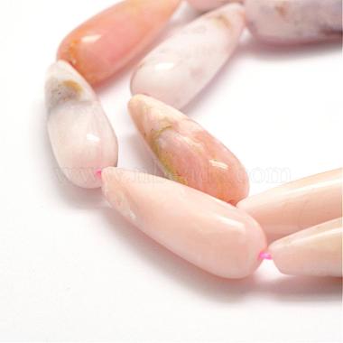 Chapelets de perles en opale rose naturelle(G-L163-06-30x10mm)-2