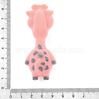 Animal Theme Flocking Silicone Pendants(SIL-C012-03I)-3