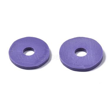 Flat Round Eco-Friendly Handmade Polymer Clay Beads(CLAY-R067-12mm-03)-6