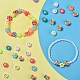 120Pcs 4 Style Smiling Face Beads for DIY Jewelry Making Finding Kits(DIY-YW0005-10)-7