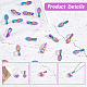 20Pcs Alloy Glue-on Flat Pad Bails for Pendant Making(FIND-AR0002-69)-4
