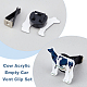 HOBBIESAY 2 Sets 2 Style Cow Acrylic Empty Car Vent Clip Set(FIND-HY0002-63)-3