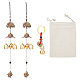 nbeads 4Stück DIY-Schlüsselanhänger-Ornament-Sets zum Aufhängen(DIY-NB0005-05)-1