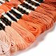12 Skeins 12 Colors 6-Ply Polyester Embroidery Floss(OCOR-M009-01B-07)-2