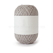 175M Size 5 Linen & Polyester Crochet Threads, Embroidery Thread, Yarn for Lace Hand Knitting, Gainsboro, 1mm(PW-WG67797-02)
