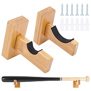 Wooden Support for Baseball Bats, BurlyWood, 9x4.4x11.1cm(ODIS-WH0012-25A)