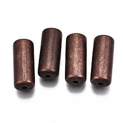 CCB Plastic Beads, Column, Red Copper, 24.5x10.5mm, Hole: 2.5mm, about 245pcs/500g(CCB-S160-173R)