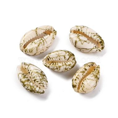 White Shell Shape Cowrie Shell Beads