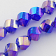 Electroplate Glass Beads Strands(X-EGLA-R031-8mm-23)-1