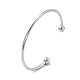 Classic 201 Stainless Steel Cuff Bangles for Women(BJEW-P289-01P)-1