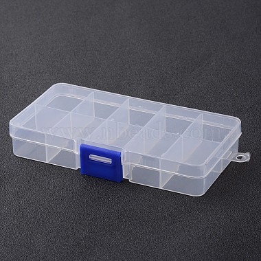 Stationary 10 Compartments Rectangle Plastic Bead Storage Containers(CON-M005-01)-1