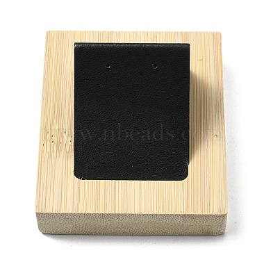 expositores de pendientes de madera rectangulares(EDIS-R027-03B)-2