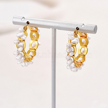 Stainless Steel Hoop Earrings for Women(VK1430-2)-2