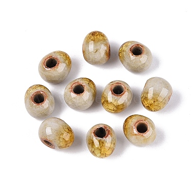 Handmade Crackle Porcelain Beads(PORC-Q008-06B-11)-1