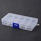 Stationary 10 Compartments Rectangle Plastic Bead Storage Containers(CON-M005-01)-1