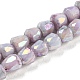 Electroplate Glass Beads Strand(GLAA-G088-03-01)-2