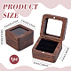 Square Wooden Finger Ring Gift Magnetic Boxes(CON-WH0089-109A)-2