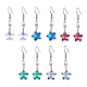 Star Glass Dangle Earrings(EJEW-JE05258)-1
