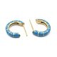 Enamel C-shape Stud Earrings(EJEW-N052-05A)-3