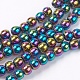 Non-magnetic Synthetic Hematite Beads Strands(G-S096-6mm-5)-1