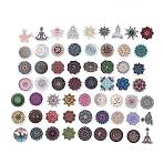 Paper Sticker Label Set, Adhesive Label Stickers, for Suitcase & Skateboard & Refigerator Decor, Yoga Pattern, Yoga Pattern, 37~46x38~51x0.2mm, 60pcs/bag(STIC-P004-09)