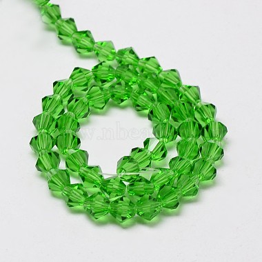 Imitate Austrian Crystal Bicone Glass Beads Strands(GLAA-F029-4x4mm-03)-2