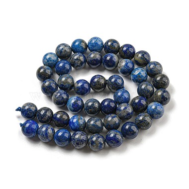 Natural Lapis Lazuli Beads Strands(G-E483-17-8mm)-5