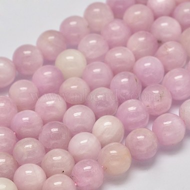 7mm Round Kunzite Beads