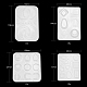 4 pièces géométrie/larme/lettre pendentif et liens moules en silicone(DIY-LS0003-21)-2