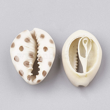 Printed Natural Cowrie Shell Beads(X-SHEL-S274-02E)-2