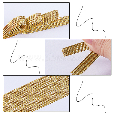 Gorgecraft 24 yardas de cordón/banda elástica de nailon plano(EC-GF0001-36B-02)-6
