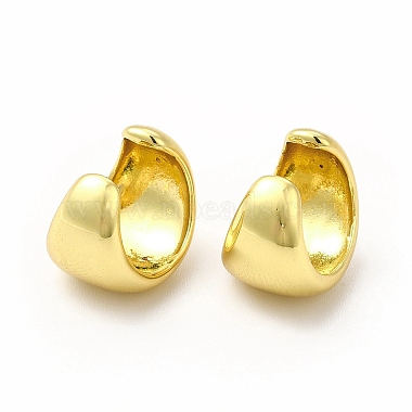 Boucles d'oreilles manchette en laiton placage en rack pour femmes(EJEW-H091-17G)-6