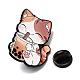 タピオカティーを飲む猫のエナメルピン(JEWB-I055-05EB-05)-3