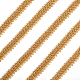 Metallic Centipede Braid Lace Trimming(OCOR-WH0058-02G)-1