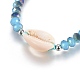 Nylon cordon tressé bracelets de perles(BJEW-JB04100)-3