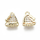 Brass Micro Pave Clear Cubic Zirconia Charms(X-KK-S348-528-NF)-2