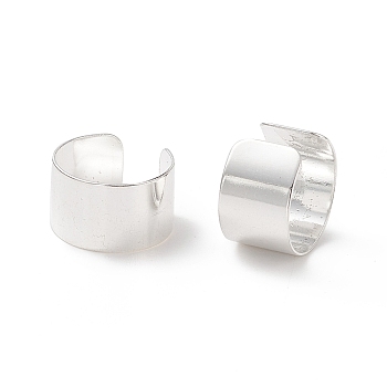 304 Stainless Steel Ear Cuff Findings, Silver, 10x9x6mm