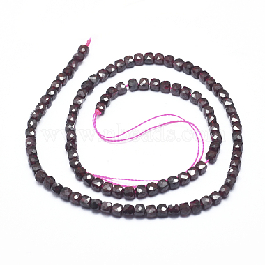 Natural Garnet Beads Strands(G-D0003-B09)-2