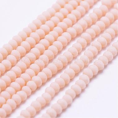 3mm LavenderBlush Abacus Glass Beads