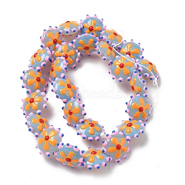 Baking Paint Glass Enamel Beads(LAMP-S080-03B)-2