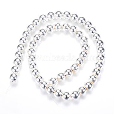 Electroplate Non-magnetic Synthetic Hematite Bead Strands(X-G-Q466-2mm-02)-2