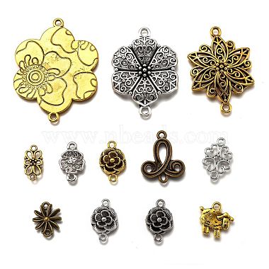 Mixed Color Flower Alloy Links