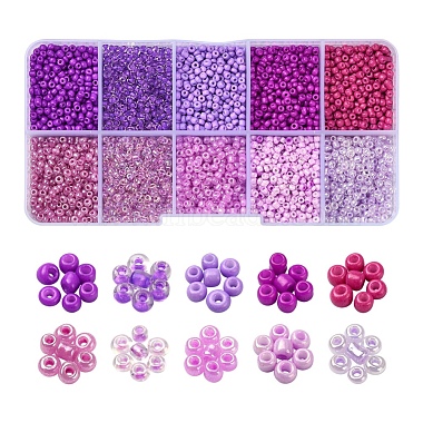 Purple Glass Beads