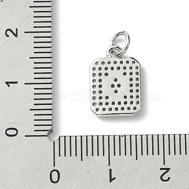 Rack Plating Brass Micro Pave Clear Cubic Zirconia Charms(KK-G501-01O-P)-3