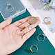 8Pcs 2 Colors 304 Stainless Steel Open Cuff Ring Component(STAS-BBC0010-40)-3