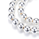 Chapelets de perles en hématite synthétique sans magnétique(G-Q466-12mm-02)-1
