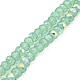 Cuisson des brins de perles de verre transparentes peintes(DGLA-A034-J8mm-B)-2