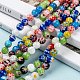 Handmade Millefiori Glass Beads Strands(X-LK14)-7